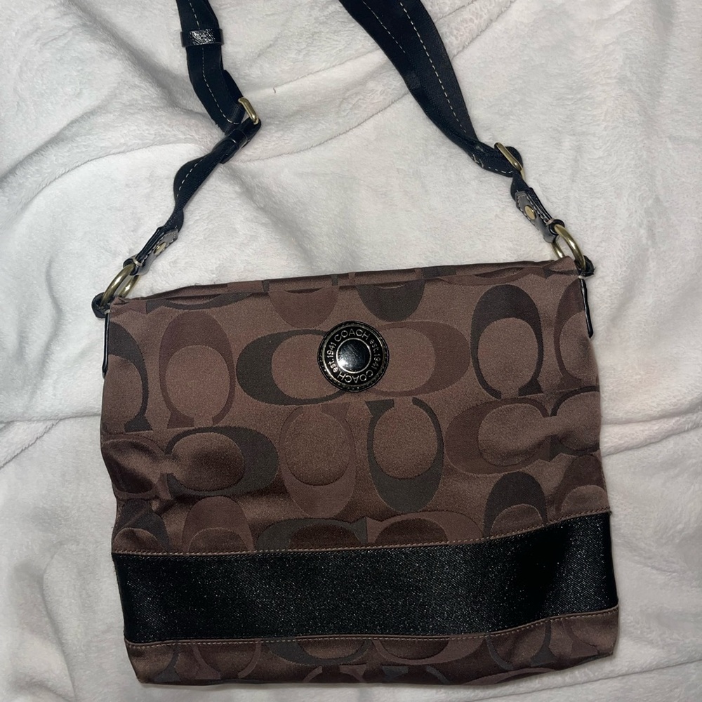 Coach Brown and Black Women's Bag
